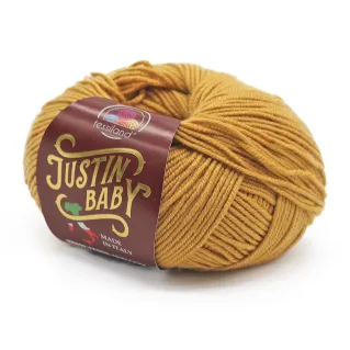 Justin Baby extrafine merino wool ball 50g Senape