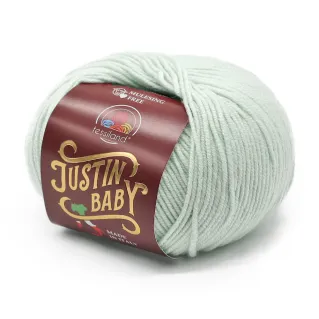 Justin Baby extrafine merino wool ball 50g Verde acqua