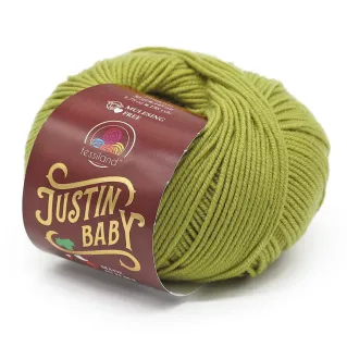 Justin Baby extrafine merino wool ball 50g Verde pistacchio