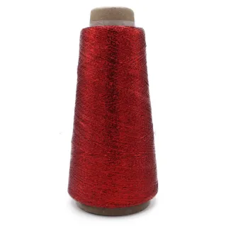 Lurex para inserción en cono de 100 g Rojo
