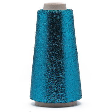 Lurex da inserto in rocca 100g Turchese