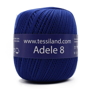 Adele Fil d’Écosse n8 pelote 100g Bluette