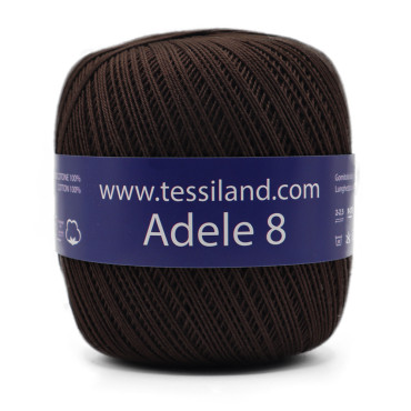 Adele Fil d’Écosse n8 pelote 100g Marrone