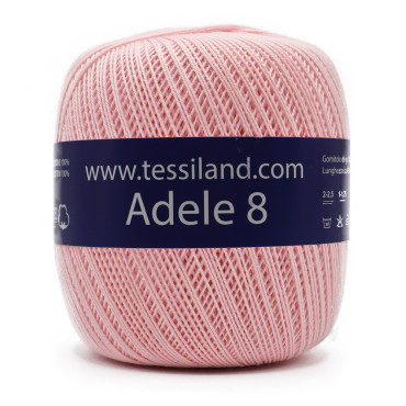 Adele Hilo de Escocia n8 ovillo 100g Rosa