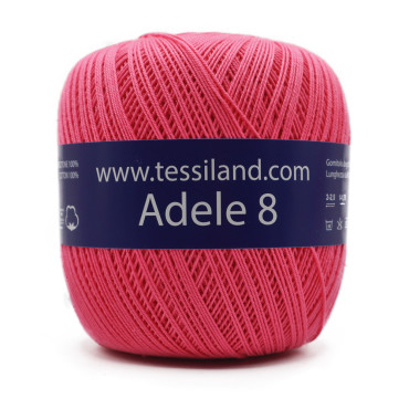 Adele Hilo de Escocia n8 ovillo 100g Rosa scuro