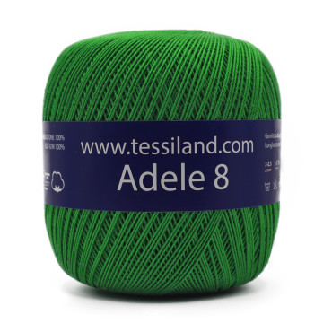 Adele Hilo de Escocia n8 ovillo 100g Verde