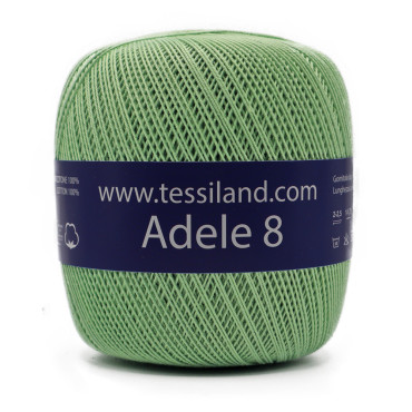 Adele filo di Scozia n8 gomitolo 100g Verdino