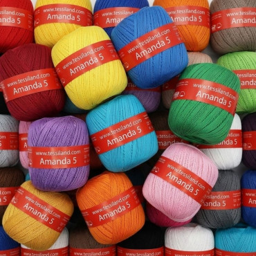 Amanda filo di scozia n5 gomitolo 100g