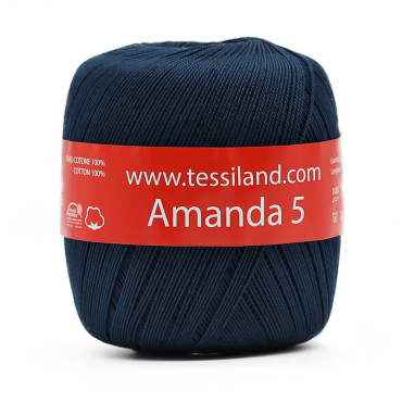 Amanda Fil d’Écosse n5 pelote 100g Blu