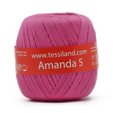 Amanda Cotton lisle n5 100g ball Fucsia
