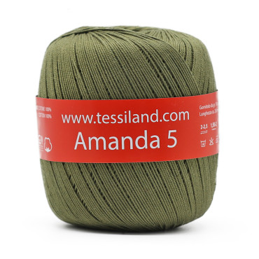 Amanda Hilo de Escocia n5 ovillo 100g Militare