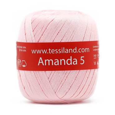 Amanda Hilo de Escocia n5 ovillo 100g Rosa