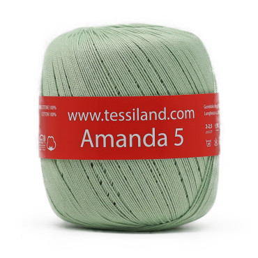 Amanda Fil d’Écosse n5 pelote 100g Verdino