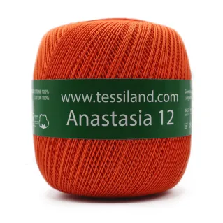 Anastasia hilo de Escocia n12 ovillo 100g Arancio