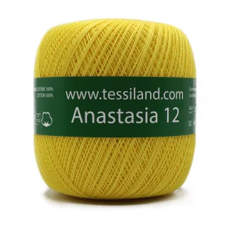 Anastasia fil d’Écosse n12 pelote 100g Jaune
