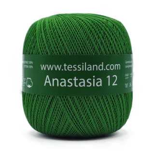 Anastasia Scottish thread n12 100g ball Green