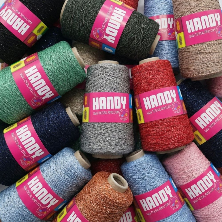 Handy Cotton and Lurex N8 Cone 200g