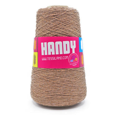 Handy Cotton and Lurex N8 Cone 200g Camoscio rame