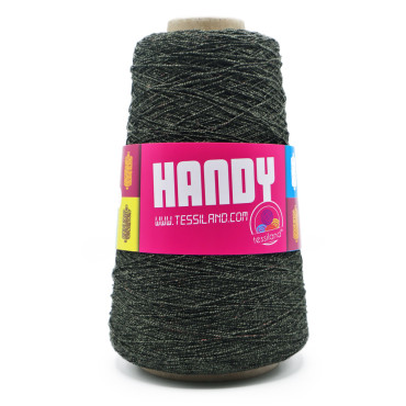 Handy Cotton and Lurex N8 Cone 200g Militare rame