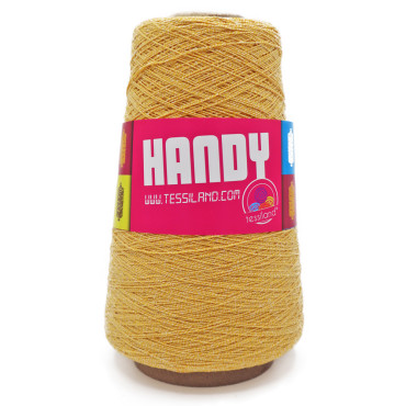Handy cotone e lurex n8 rocca 200g Senape oro