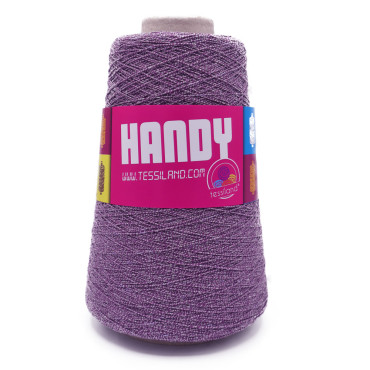 Handy Coton et Lurex N8 en cône 200g Viola viola