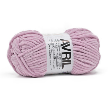 Avril chenille pelote 100g Glicine