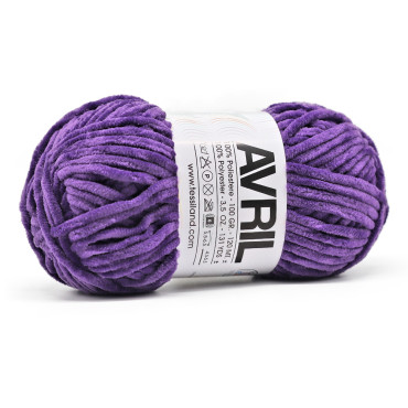 Avril chenille pelote 100g Viola