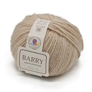 Barry mezcla de lana mecha ovillo 100g Beige