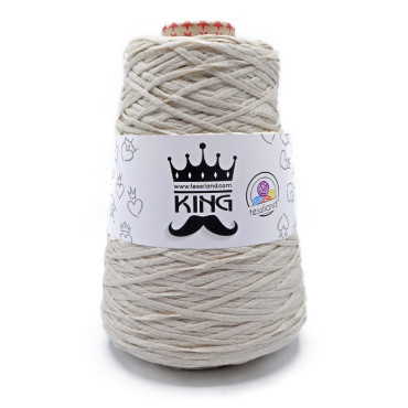 King fettuccia misto cotone rocca 250g Ecrù