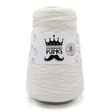 King fettuccia misto cotone rocca 250g Panna