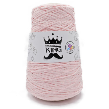 King ribbon cotton blend cone 250g Rosa