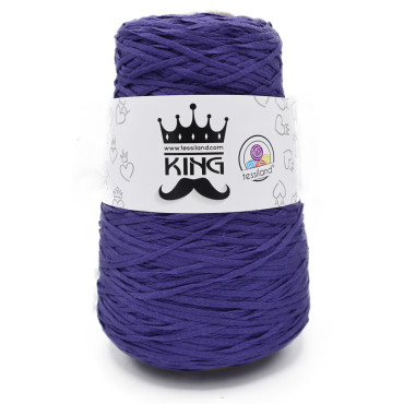 King trapillo mezcla algodón en cono 250g Viola