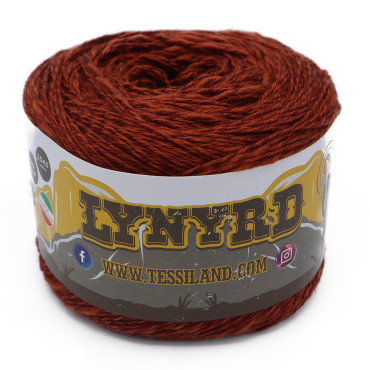 Lynyrd misto cotone lino gomitolo 100g Coccio
