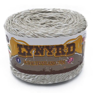 Lynyrd misto cotone lino gomitolo 100g Perla