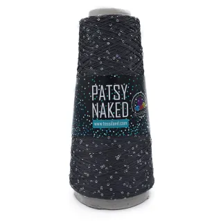 Patsy Naked hilo de lentejuelas 100 g Antracite