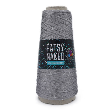 Patsy Naked filo di paillettes 100g Argento