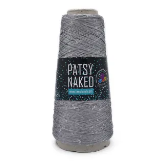 Patsy Naked sequin thread 100 g Argento