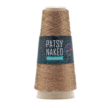 Patsy Naked filo di paillettes 100g Beige oro