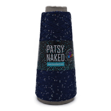 Patsy Naked filo di paillettes 100g Blu