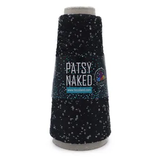 Patsy Naked hilo de lentejuelas 100 g Nero