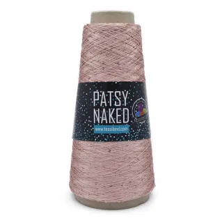 Patsy Naked hilo de lentejuelas 100 g Rosa antico