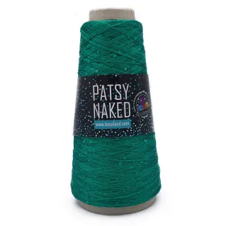 Patsy Naked hilo de lentejuelas 100 g Smeraldo