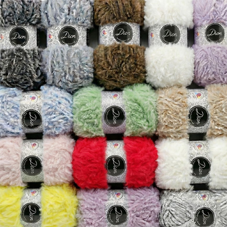 Dion filo pelliccia microfibra gomitolo 100g