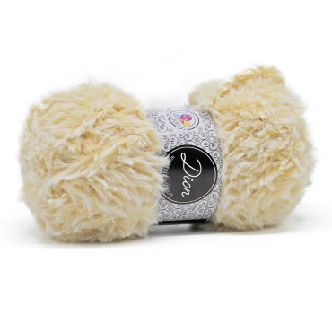 Dion filo pelliccia microfibra gomitolo 100g Beige