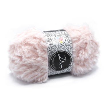 Dion filo pelliccia microfibra gomitolo 100g Cipria