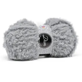 Dion microfibre fur-effect yarn ball 100g Perla