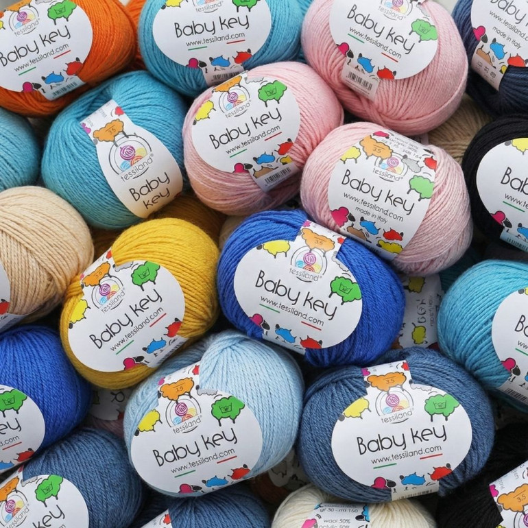BabyKey misto lana gomitolo 50g