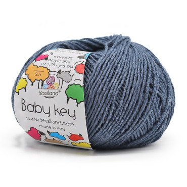 BabyKey misto lana gomitolo 50g Avio