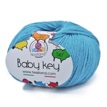 BabyKey misto lana gomitolo 50g Turchese