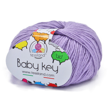 BabyKey misto lana gomitolo 50g Lavanda